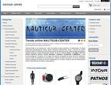 Tablet Screenshot of nautisub-center.com